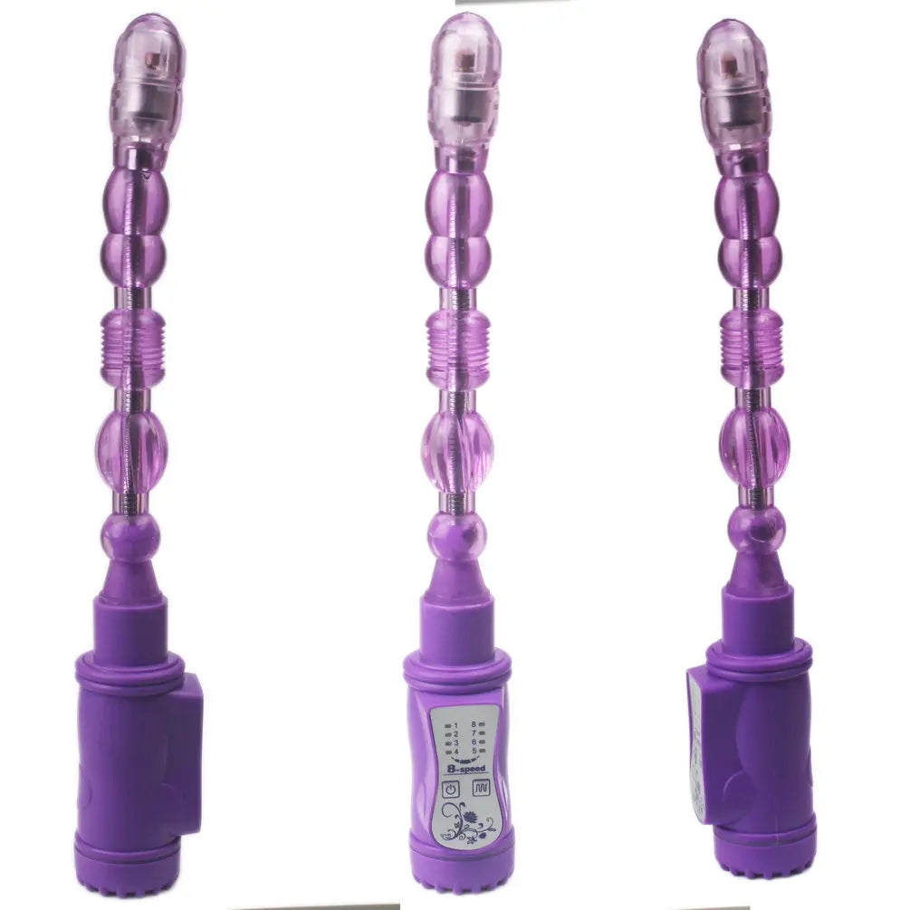 Adjustable Beaded Anal Vibrator Sex Toy For Women Tease Toys Fun Female Adult Sex Products Masturbation Sex G spot Stick Plug