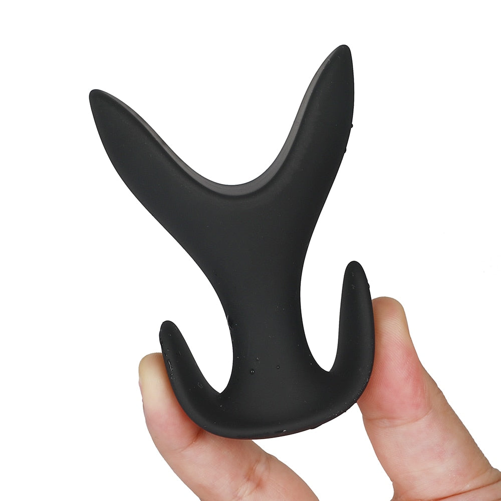 Adult Toy Silicone Anal Speculum Dildo Butt Plug Adult Sex Toys Unisex Opening Hollow Anal Plug Auns Vaginal Dilator Sex Product