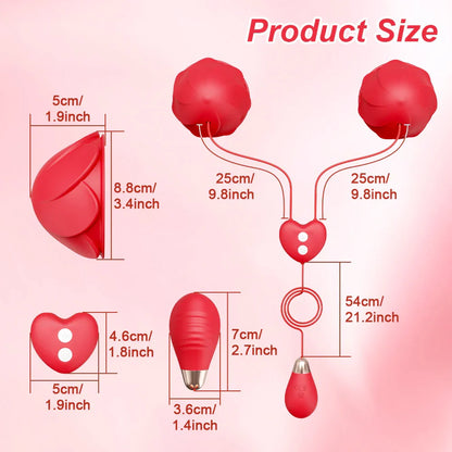 Adult Toys Nipple Vibrator Masturbation Tools for Women Nipple Toy Vibration Penetration Vagina Vibrator Stimulator Sex Toys 18+
