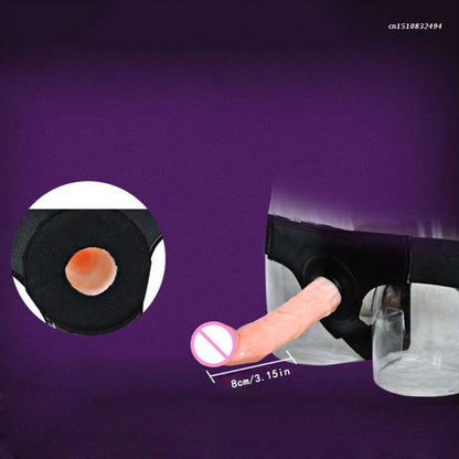 Adult Wearable Harness Penis Strapon Pant Sex Toys for Lesbians Fetish Dildo New