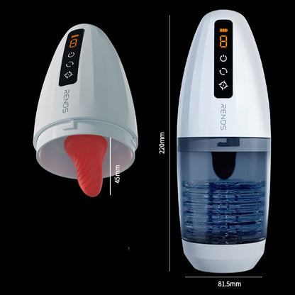 Aeclove อัตโนมัติ Vibrators สำหรับชาย Masturbation พ็อกเก็ตหีเพศของเล่นสำหรับชายเกย์ที่มีประสิทธิภาพญี่ปุ่นดูดลิ้น Masturbator