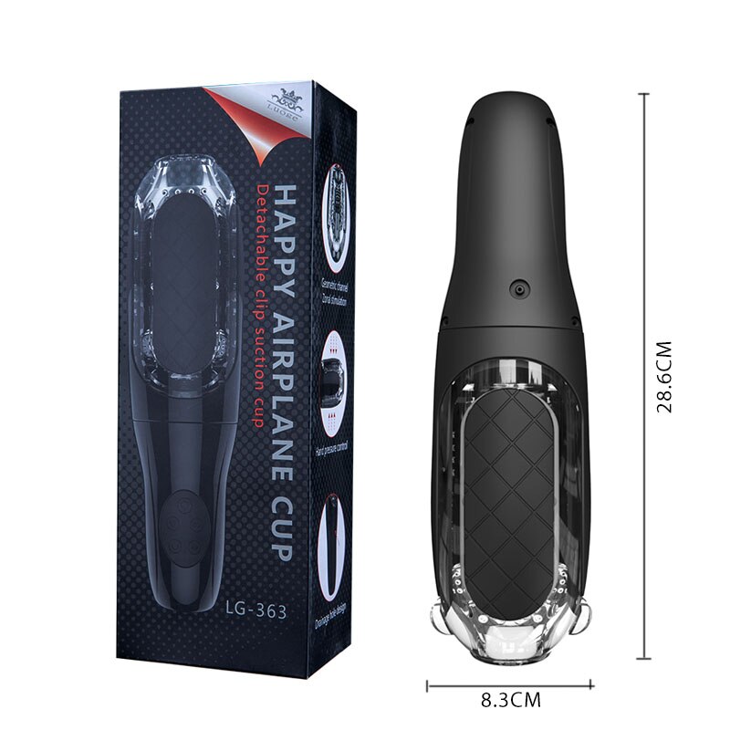 Aeclove อัตโนมัติ Vibrators สำหรับชาย ที่หนีบและดูดได้อย่างมีประสิทธิภาพ Pocket Pussy ชาย Masturbators ของเล่นช่องคลอดที่สมจริงนุ่ม
