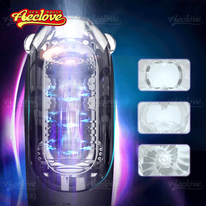 Aeclove อัตโนมัติ Vibrators สำหรับชาย ที่หนีบและดูดได้อย่างมีประสิทธิภาพ Pocket Pussy ชาย Masturbators ของเล่นช่องคลอดที่สมจริงนุ่ม