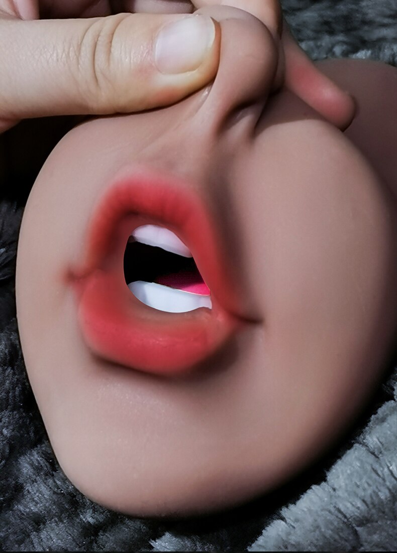 คอลึกชาย Alat Mastrubasi นุ่มสมจริงซิลิโคนเซ็กซี่ชายประดิษฐ์ช่องคลอด Anal เร้าอารมณ์อมควยผลิตภัณฑ์สำหรับผู้ใหญ่