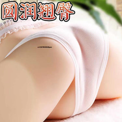 ที่สมจริงช่องคลอด Anal หีตูดชาย Masturbator Stroker เพศตุ๊กตาอวบ Butt 2หลุมของเล่นสำหรับชายผู้ใหญ่