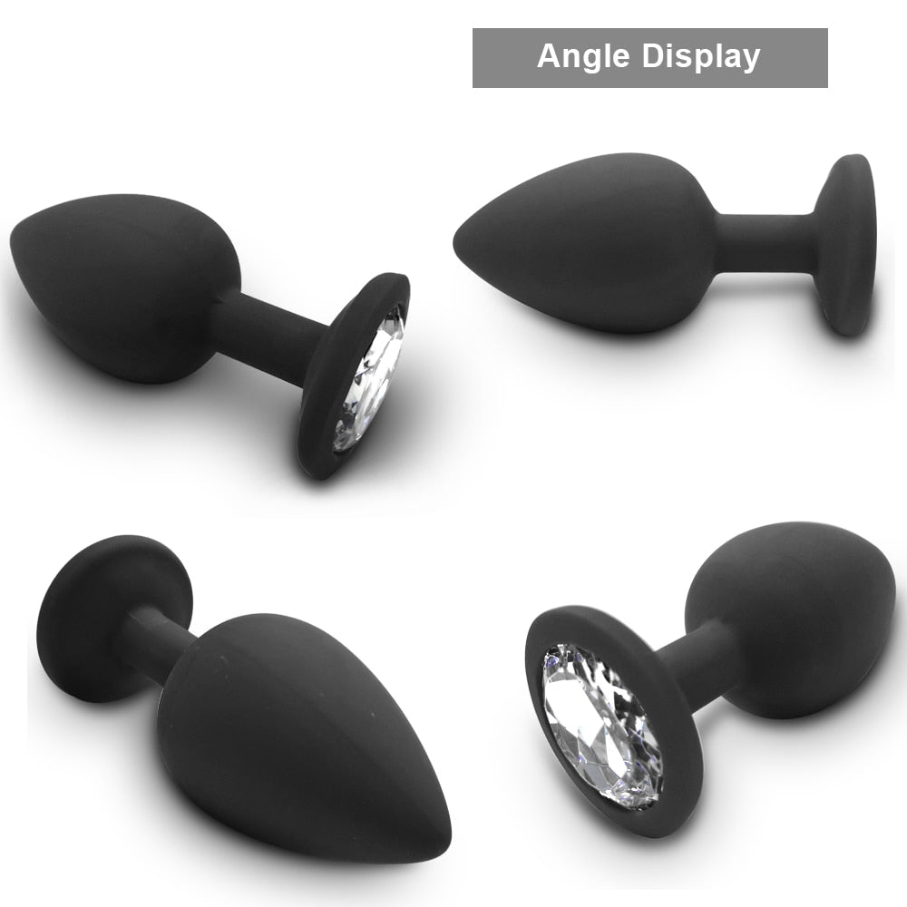Anal Plug Sex Toys Silicone Butt Plug Dildo Vibrator Women/Men Anal Toys Intimate Goods Sex Toys for Women Gay Butt Plug