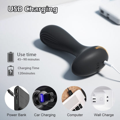 Anal Plug Vibrator หญิงเร้าอารมณ์ Butt Plug สำหรับผู้หญิงชายหญิง Buttplug ซิลิโคนเซ็กซ์ทอยสำหรับ Man หรือเกย์