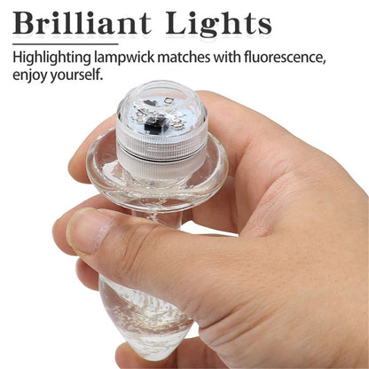 คริสตัล Anal Plug Vibrator Luminous Glass ปลั๊กไฟ LED รีโมทคอนโทรล Dildo ช่องคลอด Anal ของเล่นนวด Buttplugs