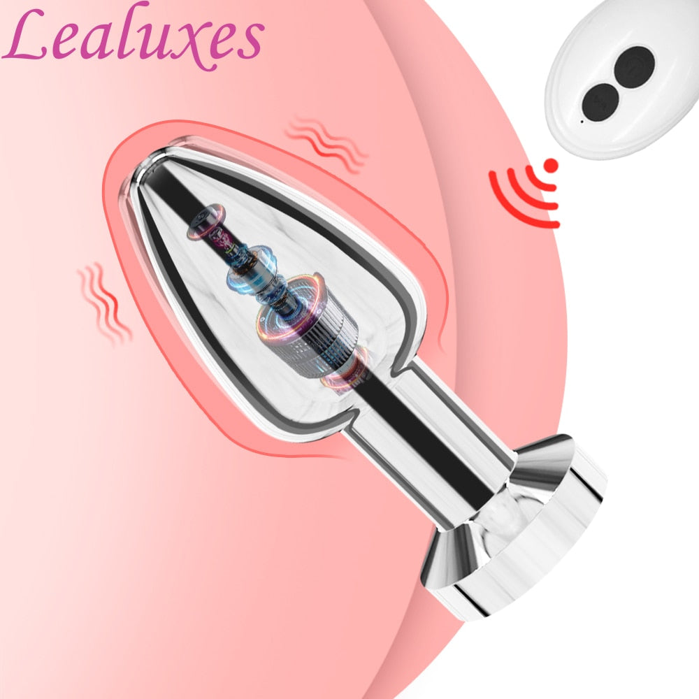 Anal Vibrators Butt Plug Vibrator รีโมทคอนโทรลไร้สายชาย Prostate Massager Anus Dilator ผู้ใหญ่เพศของเล่นสำหรับผู้ชายผู้หญิงเกย์