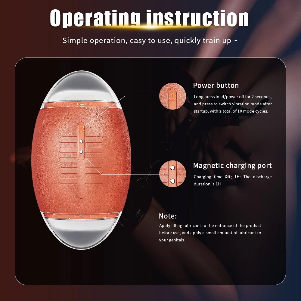 Automatic Male Masturbator Cup Vagina Masturbation Blowjob Man Mastuburator for Men Adult Goods Sex Toys Electric Mastubator