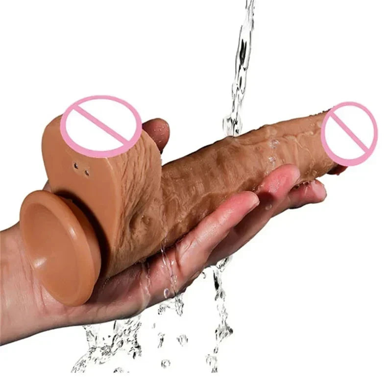 Automatic Telescopic Dildo Vibrator Female Masturbation Rotation Stimulation Big Fake Dick Thrusting Penis Sex Toys For Women