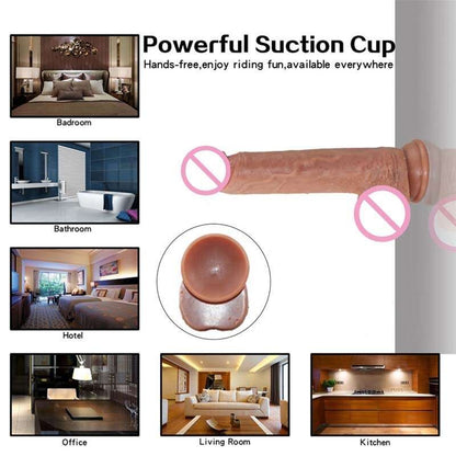 Big Dildo สมจริง Penis ดูดถ้วย Dick Sextoys ซิลิโคนขนาดใหญ่ Dildos สำหรับผู้หญิง Masturbators Dildio เซ็กซ์ทอยสำหรับผู้ใหญ่เกม