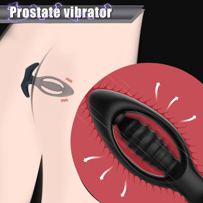 การสั่นสะเทือน Butt ปลั๊ก Dildo Vibrator นวดไร้สายรีโมทคอนโทรล Anal Plug G-Spot กระตุ้นของเล่นเพศสำหรับ Man/ผู้หญิง