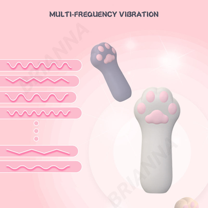 Cat Claw ปลายนิ้ว Vibrator ซิลิโคนแบบพกพาการ์ตูนเตียง Vibrator G Spot Clitoris Stimulator เพศผู้ใหญ่ของเล่นสำหรับผู้หญิง
