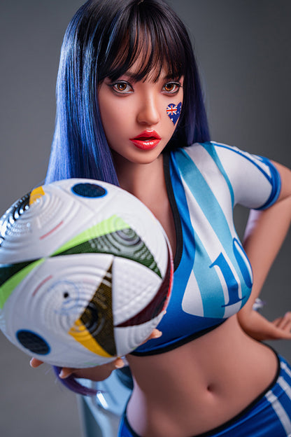 Thailand Stock - Marlene 152cm Blowjob Silicone Head TPE Body C-cup Medium Breast Horny Adult Sex Dolls NO.1112