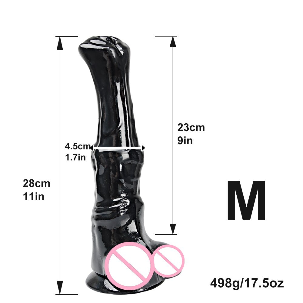 ม้ายักษ์ Dildo สมจริงอวัยวะเพศชาย Cock หญิง Masturbator สัตว์ Dildo Anal Plug ของเล่นสำหรับผู้ใหญ่18เพศของเล่นสำหรับผู้ชายผู้หญิงเลสเบี้ยน
