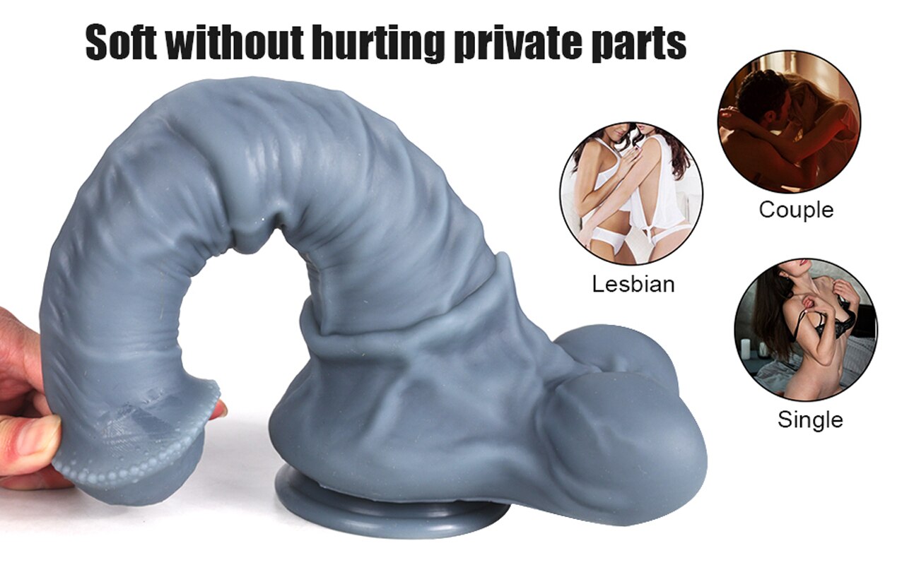 Dildo ม้าซิลิโคนยักษ์. สัตว์สมจริง. อวัยวะเพศชาย. การขยายทวารหนัก. ที่เสียบก้น. ของเล่นทางเพศ. ชายและหญิง masturbators. ช่องคลอด18