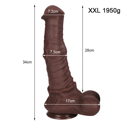 Dildo ม้าซิลิโคนยักษ์. สัตว์สมจริง. อวัยวะเพศชาย. การขยายทวารหนัก. ที่เสียบก้น. ของเล่นทางเพศ. ชายและหญิง masturbators. ช่องคลอด18