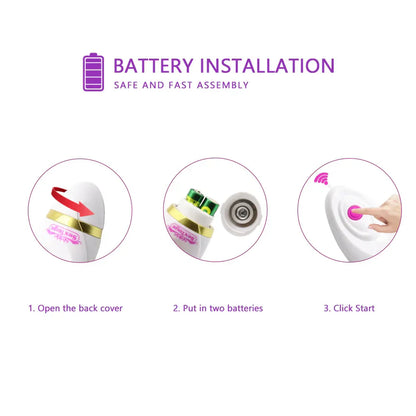 Waterproof Vibrators for Woman Remote Control Egg Vibrator Strong Vibration G-Spot Massager Sex Toys for Women Sex Shop