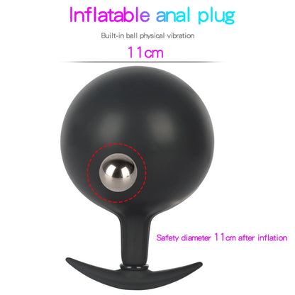 Expandable Prostate Massager Butt Plug Adult Sex Toys Inflatable Silicon Huge Big Anal Plug Anal Dildo Pump Anal Dilator