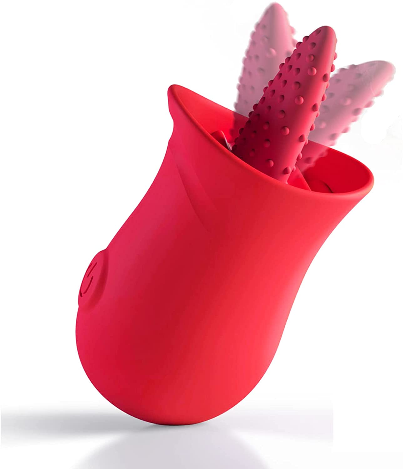 G Spot Silicone Vibrator with Tongue Licking Nipple Stimulator with 10  Levels Sex Toys with Powerful Motor Sex Toys for Women