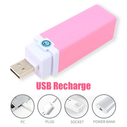 G-spot Stimulation Vibrator USB Rechargeable Mini Lipstick Vibrator Nipple Clitoris Massager Sex Toys for Women 10 Speeds