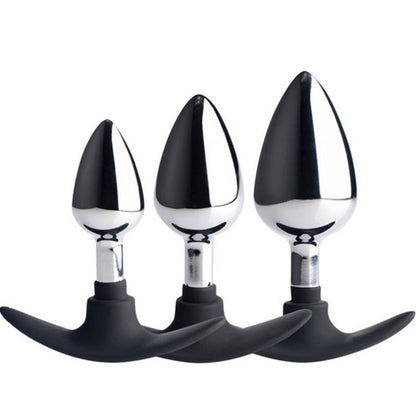 VETIRY Stainless Steel Butt Plug Anal Massager Spiral Beads Stimulation Thread Anal Plug Anus Sex Toy for Women Men SM Products
