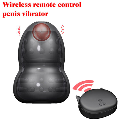 Remote Control Glans Vibrators Male Masturbation Adult Sex Toy for Men Glans Trainer Male Delay Lasting Trainer Vibrators