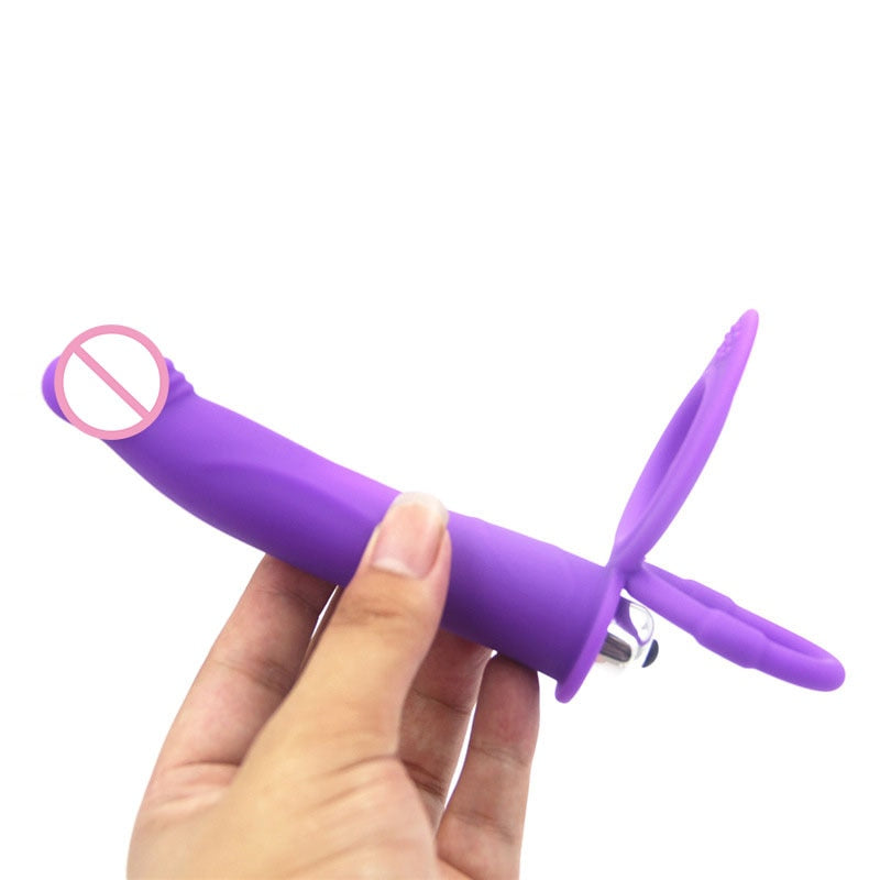 Adult Sexy Sex Toys for Women Couples BDSM Anal Butt Plug Penis Double Pene Strap on Dildo Vibrators G-Spot Vibrator Erotic Shop