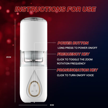 10หมุน Telescopic อัตโนมัติชาย Masturbators จริงหีผู้ใหญ่ Masturbation เซ็กซ์ทอยสำหรับชายอมควยเครื่อง