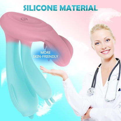 APP ควบคุมผู้หญิง Vibrators ลิ้นเลีย Clitoris Stimulator G Spot Massager Vibrating หญิง Masturbation