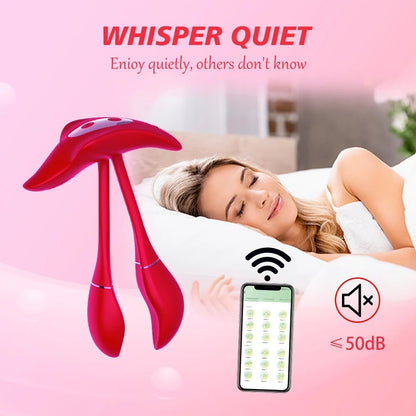 รีโมทแอป Control G Spot Vibrator สำหรับผู้หญิง Clitoris สั่นสะเทือนนวดผู้หญิง Masturbator