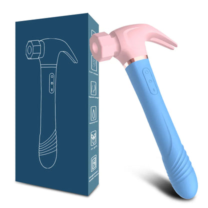 Hammer Vibrator Multifunctional Sex Machine G Spot Stimulation Telescopic Dildo Vaginal Massage Clit Sucking Female Masturbator