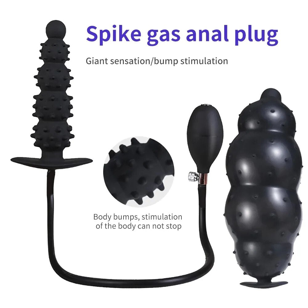 Hannibal Expand Inflatable Anal Plug Huge Butt Plug Stimulate Sex Toy For Women/Men Masturbators Prostate Massager Big Anal Toys