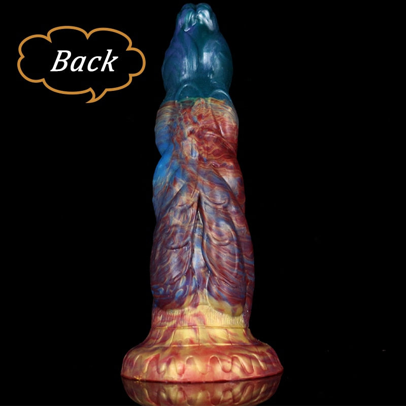 LUUK 6CM Thick Streamer Color Dildo Huge Glans Anal Plug with Powerful Sucker Sex Toys for Women Sexual Fantasy Products