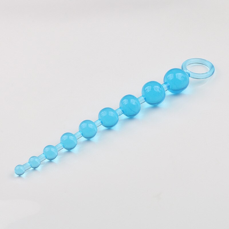 Heart Beads Soft Anal Plug Anus Toys Big  Balls Silicone G-Spot Stimulating Butt Plugs Adult Sex  Couple Sexy
