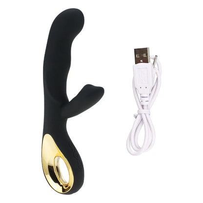 G Spot Rabbit Dildo Vibrator Orgasm Adult Toys USB Charging Powerful Masturbation Sex Toy for Women Waterproof Adult Sex Product