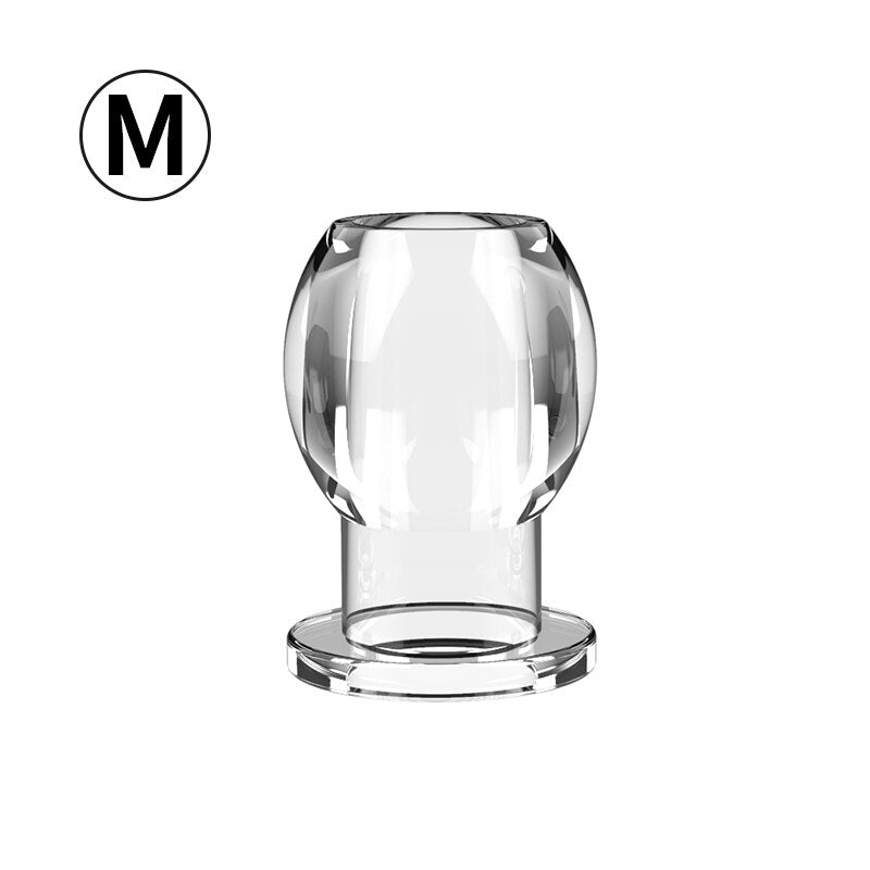 Hollow Vagina Butt Plug with Stopper Plug Anal Expender Anal Dilator Speculum Men Prostate Massage Sex Toy for Gay