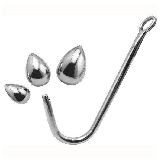 Hot Erotic Sexy Anal Hook Ball Stainless Steel SM Butt Plug Hook Anal Sex Toys for Couples Adult Sex Games Sexy Toys