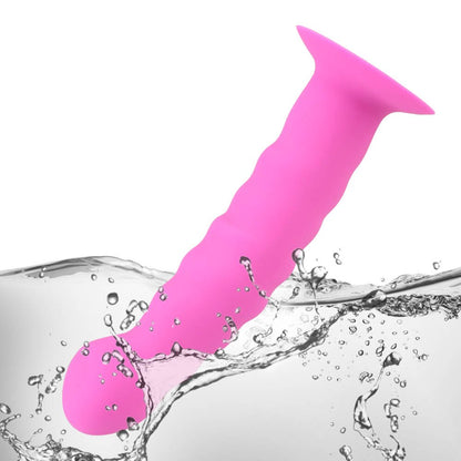 IKOKY Anal Plug Prostate Massager Strong Sucker Silicone Bead Dildo Vaginal Stimulator Sex Toys for Man Woman G-spot Stimulation