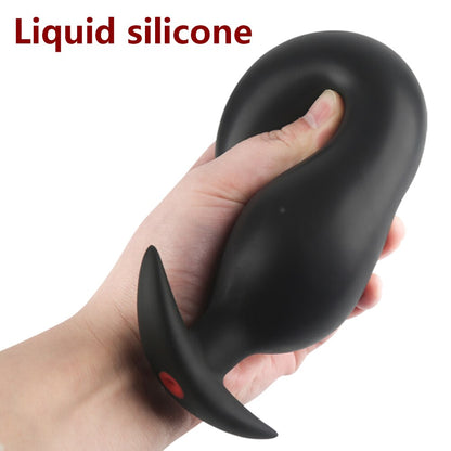 Inflatable ปั๊ม Anal ปลั๊กซิลิโคน Super Big Butt Plug Dildo นวดต่อมลูกหมาก Anus Extender Dilatador Sexules ของเล่นสำหรับผู้หญิง