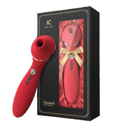KISTOY Polly Plus 2ใน1เครื่องทำความร้อน Vibrator Clitoris ดูด G จุดกระตุ้น Vibrating Dildo เซ็กซ์ทอยสำหรับสตรี