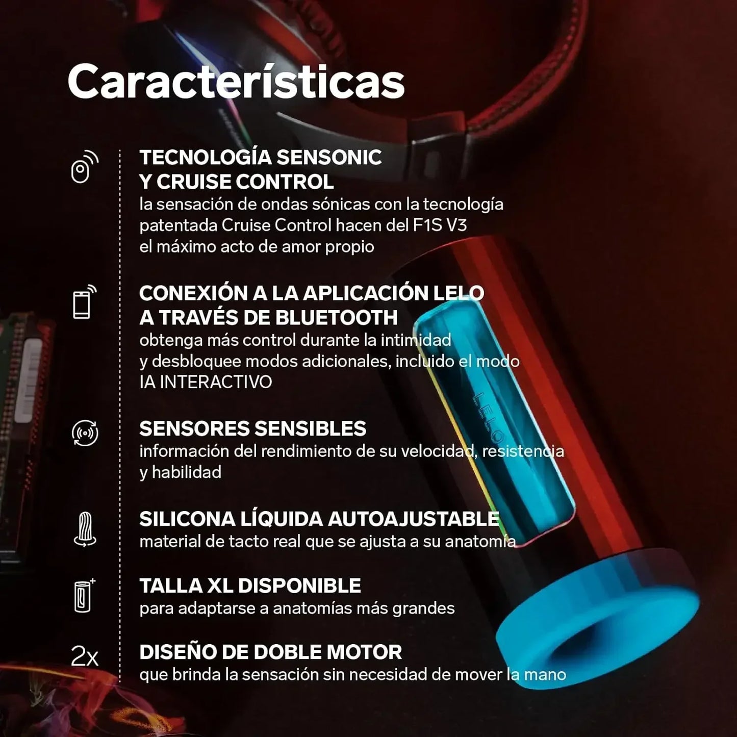 LELO F1S V3 เครื่องช่วยสำเร็จความใคร่ชาย แบบควบคุมผ่านแอป เครื่องช่วยสำเร็จความใคร่อัตโนมัติ 8 โหมดการสั่น พร้อม AI. อุปกรณ์ทางเพศสำหรับผู้ชาย