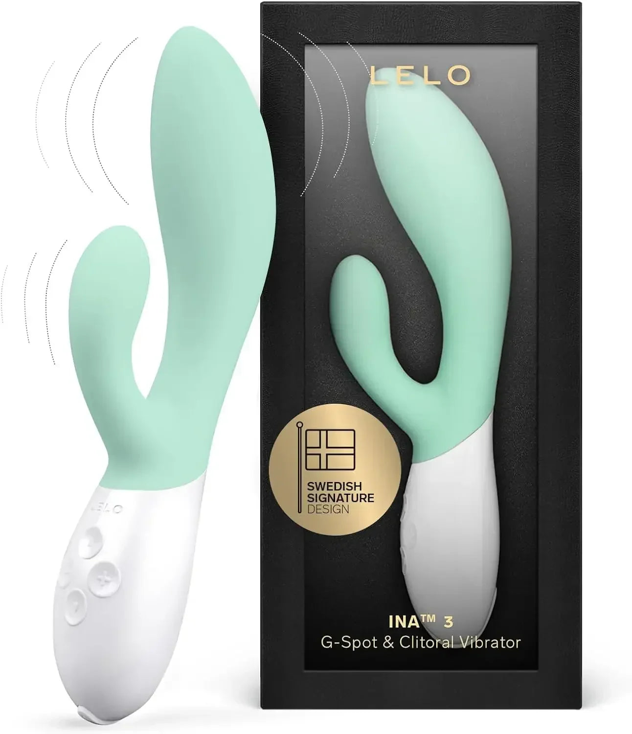LELO INA 3 G Spot Rabbit Vibrator Clitoral Rabbit Vibrador for Women Rabbit Sex Toy for Women with 10 Vibrating Modes.Adult Toys