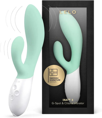 LELO INA 3 G Spot Rabbit Vibrator Clitoral Rabbit Vibrador for Women Rabbit Sex Toy for Women with 10 Vibrating Modes.Adult Toys