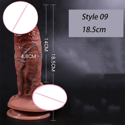 สมจริง Penis ขนาดใหญ่ Dildos พร้อมถ้วยดูดสำหรับผู้หญิงเลสเบี้ยนของเล่น Big ปลอม Dick ซิลิโคนสำเร็จความใคร่ผู้ใหญ่เพศผลิตภัณฑ์