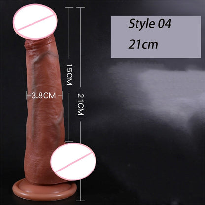 สมจริง Penis ขนาดใหญ่ Dildos พร้อมถ้วยดูดสำหรับผู้หญิงเลสเบี้ยนของเล่น Big ปลอม Dick ซิลิโคนสำเร็จความใคร่ผู้ใหญ่เพศผลิตภัณฑ์