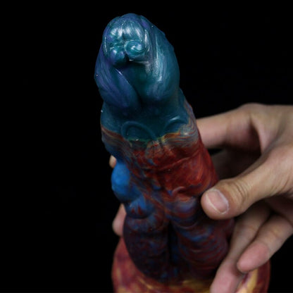 LUUK 6CM Thick Streamer Color Dildo Huge Glans Anal Plug with Powerful Sucker Sex Toys for Women Sexual Fantasy Products