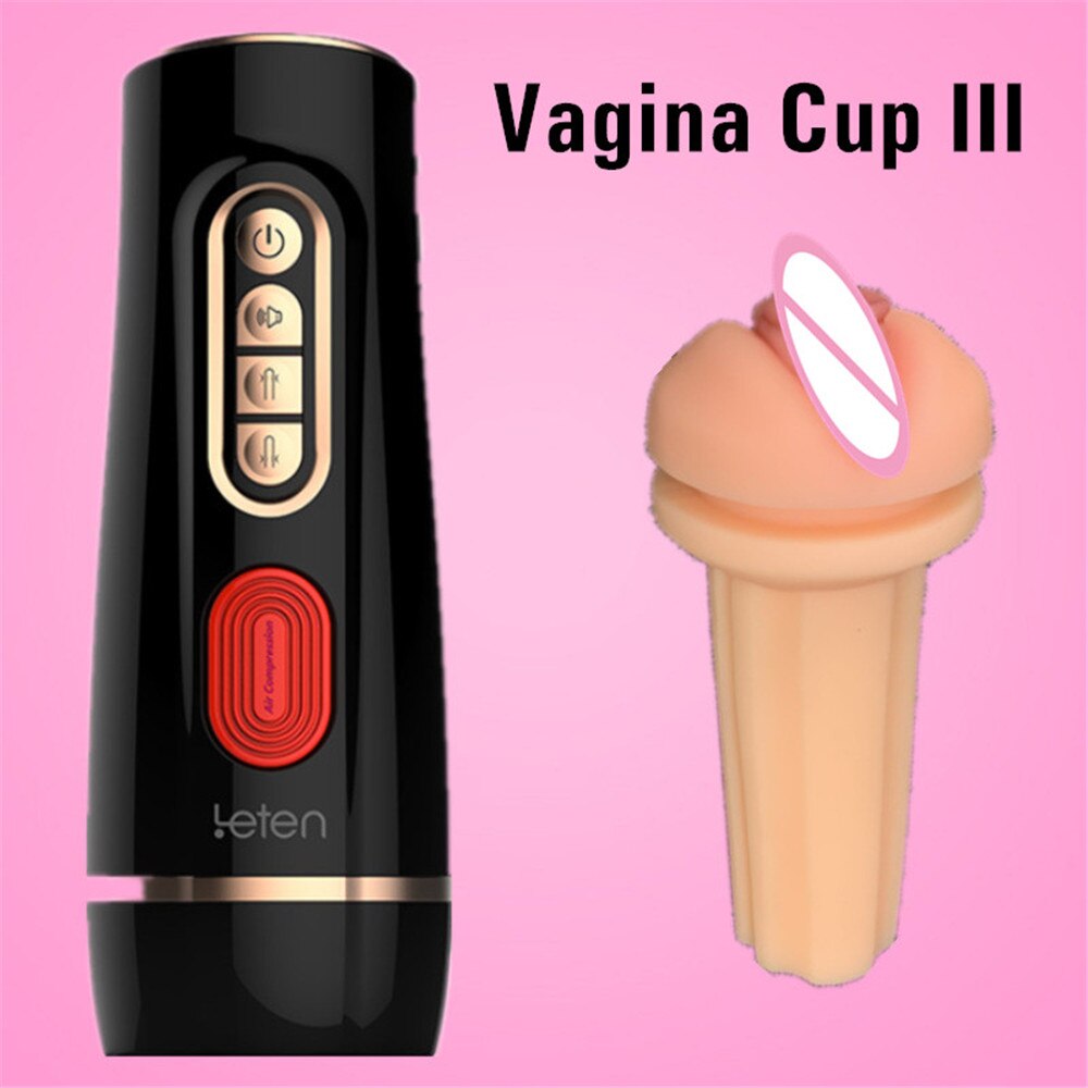Leten Adult Male Penis Masturbator Aircraft Cup Accessories Realistic Vaginal Anus Masturbation Cup Erotic Oral Sex Toys for Men