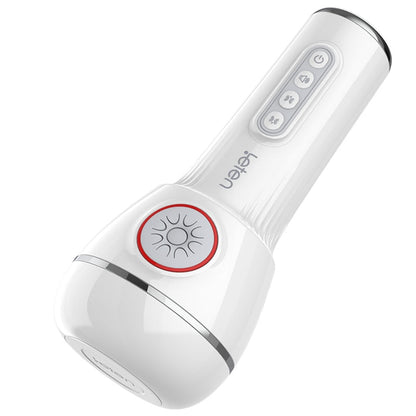 Leten Automatic Masturbator Cup for Men Double Airbag Clip Suck Vibrating Vagina Pocket Pussy Blowjob Stroker Sex Toys for Men
